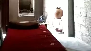 Desi village wife fucking with old father in lw