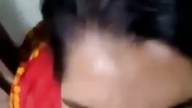 A village lady gives a desi blowjob to her lover