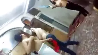 Indian Hostel Girls Topless enjoying