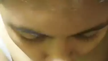 Cock sucking by shy horny Desi housewife