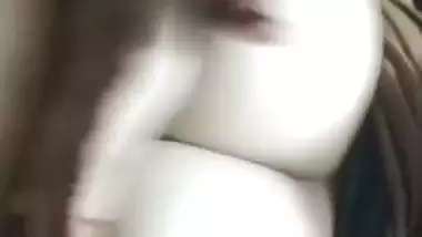 Beautiful naked big boobs showing hot girlfriend