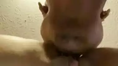 Eating my pussy right quick
