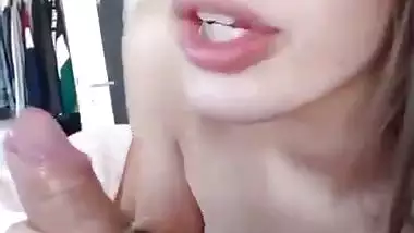 Trophy Wife Giving Amazing Blowjob