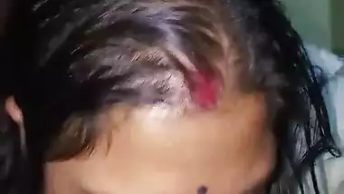 Chubby wife sucking dick of her husband pov video