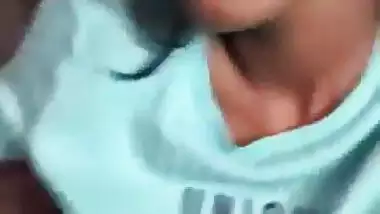 Bihari girl gives a quick desi blowjob to her stepbrother