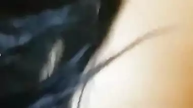 Today Exclusive- Sexy Figure Nri Wife Nude Video Record By Hubby Part 2