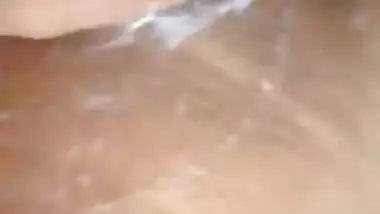 Asian Chick touching herself