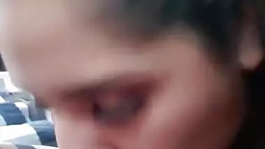 Today Exclusive- Super Sexy Look Nri Girl Gives Nice Blowjob On Car