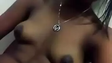 Sweet Desi minx spreads legs and actively massages own XXX vagina