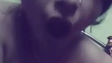 Sexy Bangla girl Live video call with her boyfriend