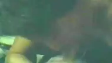 Indian Andra Aunty doing blowjob to her Partner's Cock