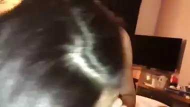 Hot Indian Office girl giving blow job to her boss