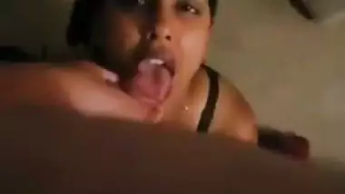 Hot NRI Girl Shanaya Passionately Sucks Lover’s Cock
