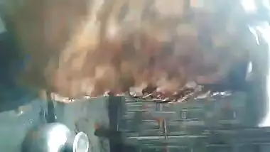 Desi village wife nude bath