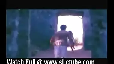 Indian Babe Running In The Cave