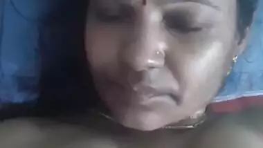 Mature south Indian wife captured nude on cam