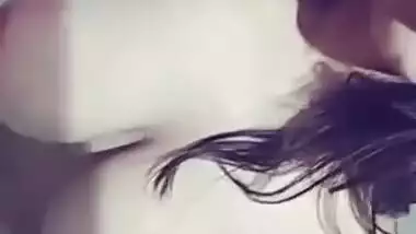 Big boobs indian babe shraddha pressing her juicy mangoes