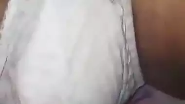 Desi wife boobs press
