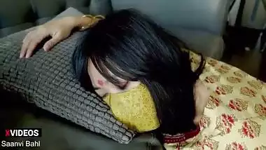 Indian Poor Little Maid ,Saanvi Bahl worked at the Office before Her Boss Fucked