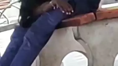 Randi in railway station sucking dick caught by voyeur