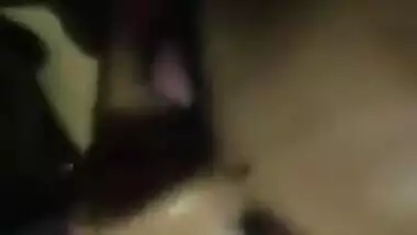 Beautiful Bengali wife sucking dick of her husband