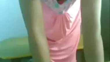 Medical student Salam from Delhi on webcam...