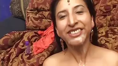 Biggest Wish For My Indian Wife Was A Threesome Fuck