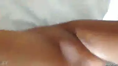 Cute malyali babe smiling after creampie