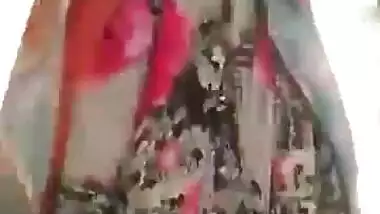 Rajasthan village aunty showing her hairy cunt