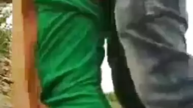 Telegu paramours outdoor sex got caught on webcam