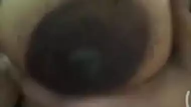 Indian wife video call when hubby at work