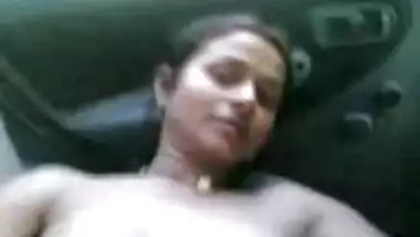 Indian couple in car