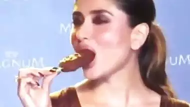 ???? Kareena Kapoor Loves Licking Suckin her Chocolate Ice Lolly